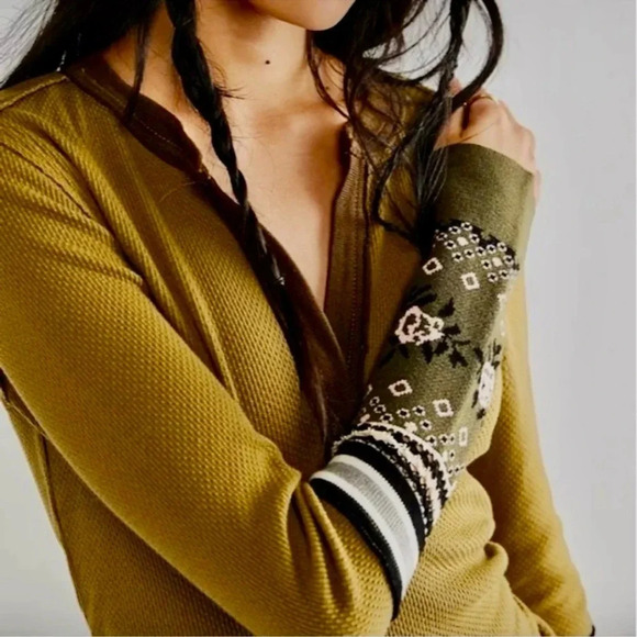 Free People Mikah Thermal Top - Picture 1 of 6